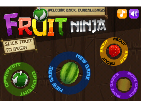 fruit ninja app. game: FRUIT NINJA! so….why
