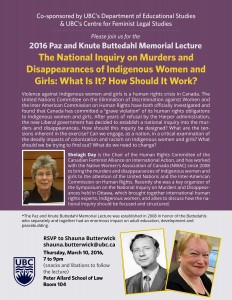 Buttedahl Memorial Lecture 2016