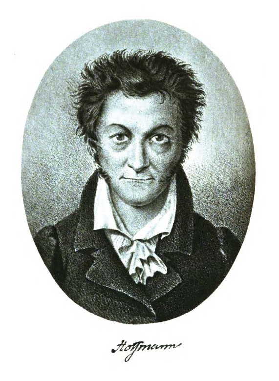 E.T.A. Hoffmann Self-portrait, public domain on Wikimedia Commons