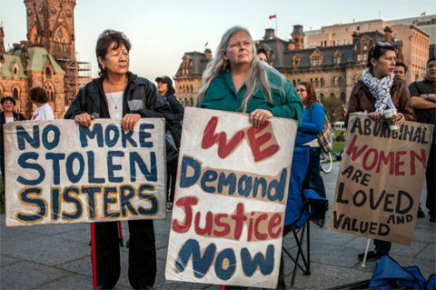 violence against action aboriginal indigenous call sisters loretta saunders death stolen amnesty international