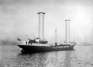 Flettner Rotor Sail Ship