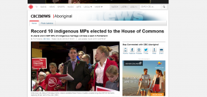 Indigenous MPs elected