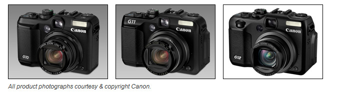 COMPARE to Canon G10 G11 G12