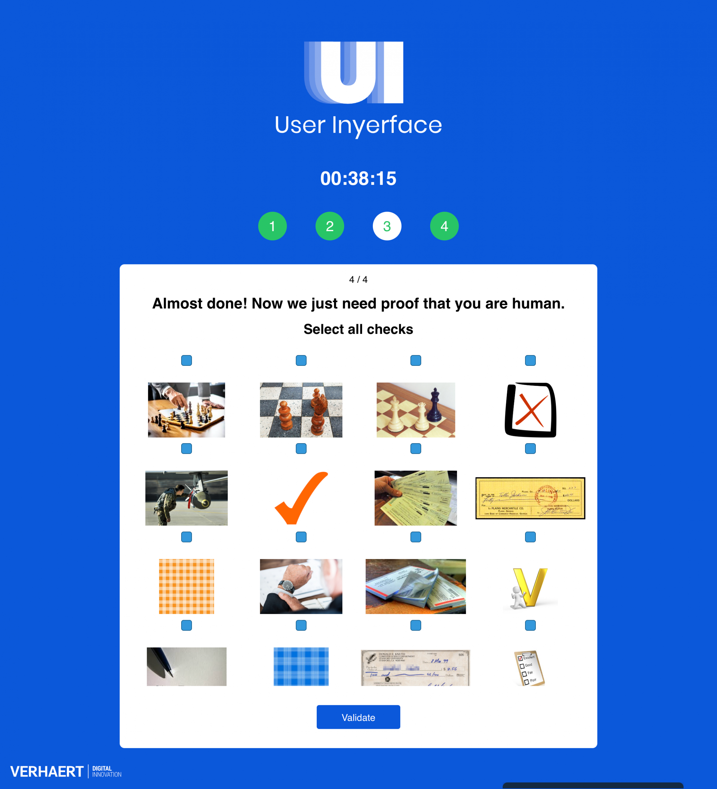 User Inyerface - Checks