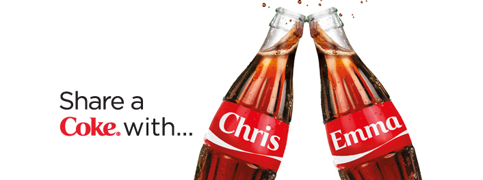 personalized coke bottles