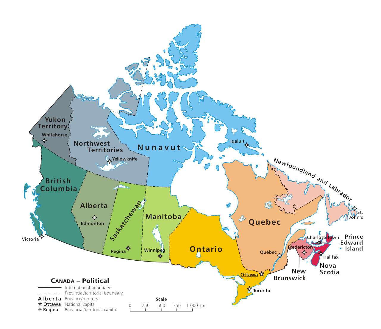 When Was Canada West Established