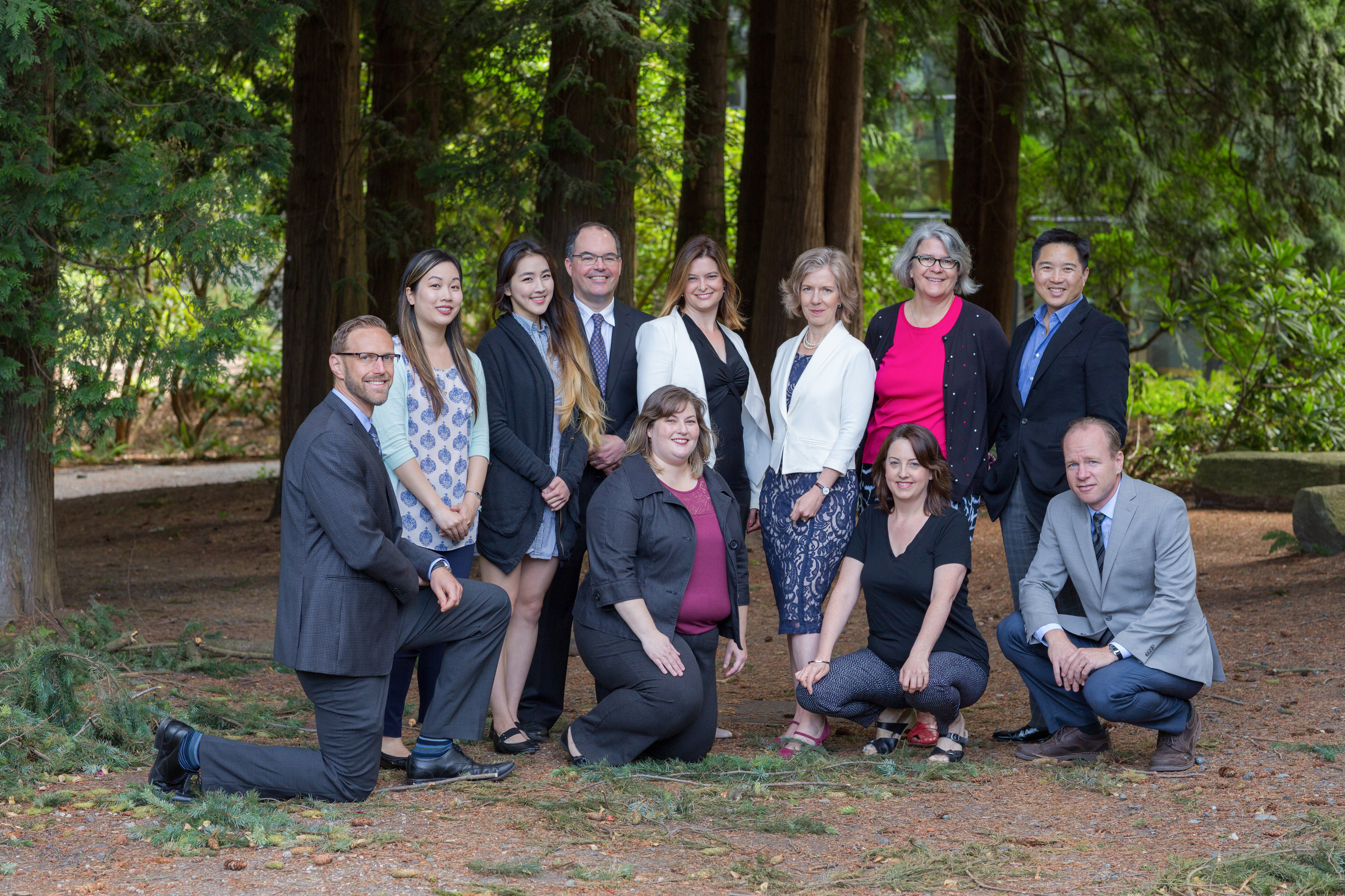 UBC Counsel team in the forest