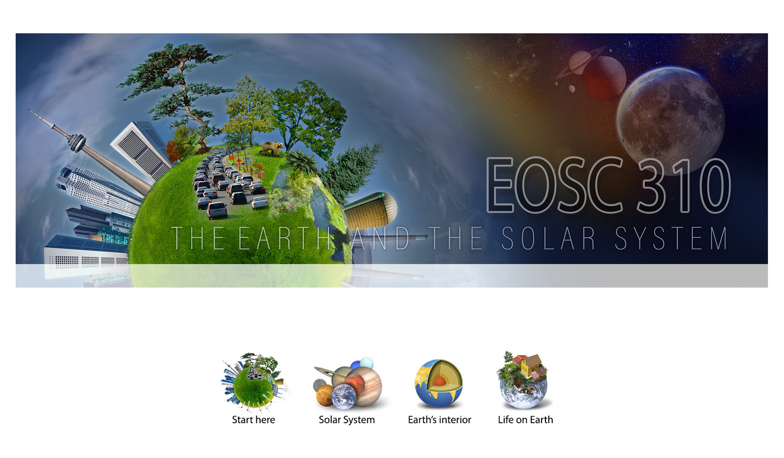The Earth and the Solar System – custom infographic and navigation icon set - designed by Gabriel Lascu