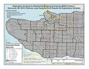 vancouver ber crimes explanatory ols