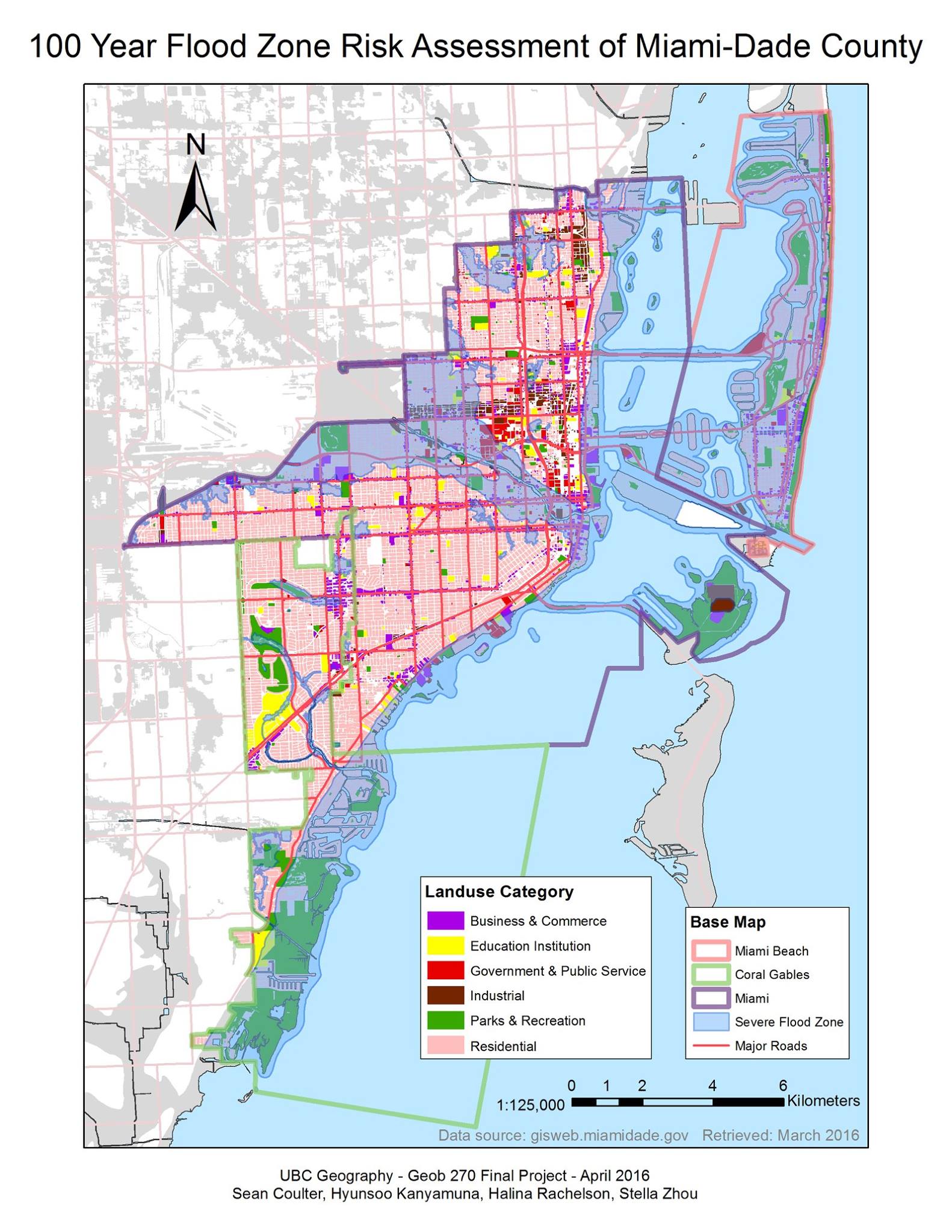 Miami Dade Gis Map Flood Vulnerability Analysis In Miami, Fl (Final Project) | Halina  Rachelson's Portfolio