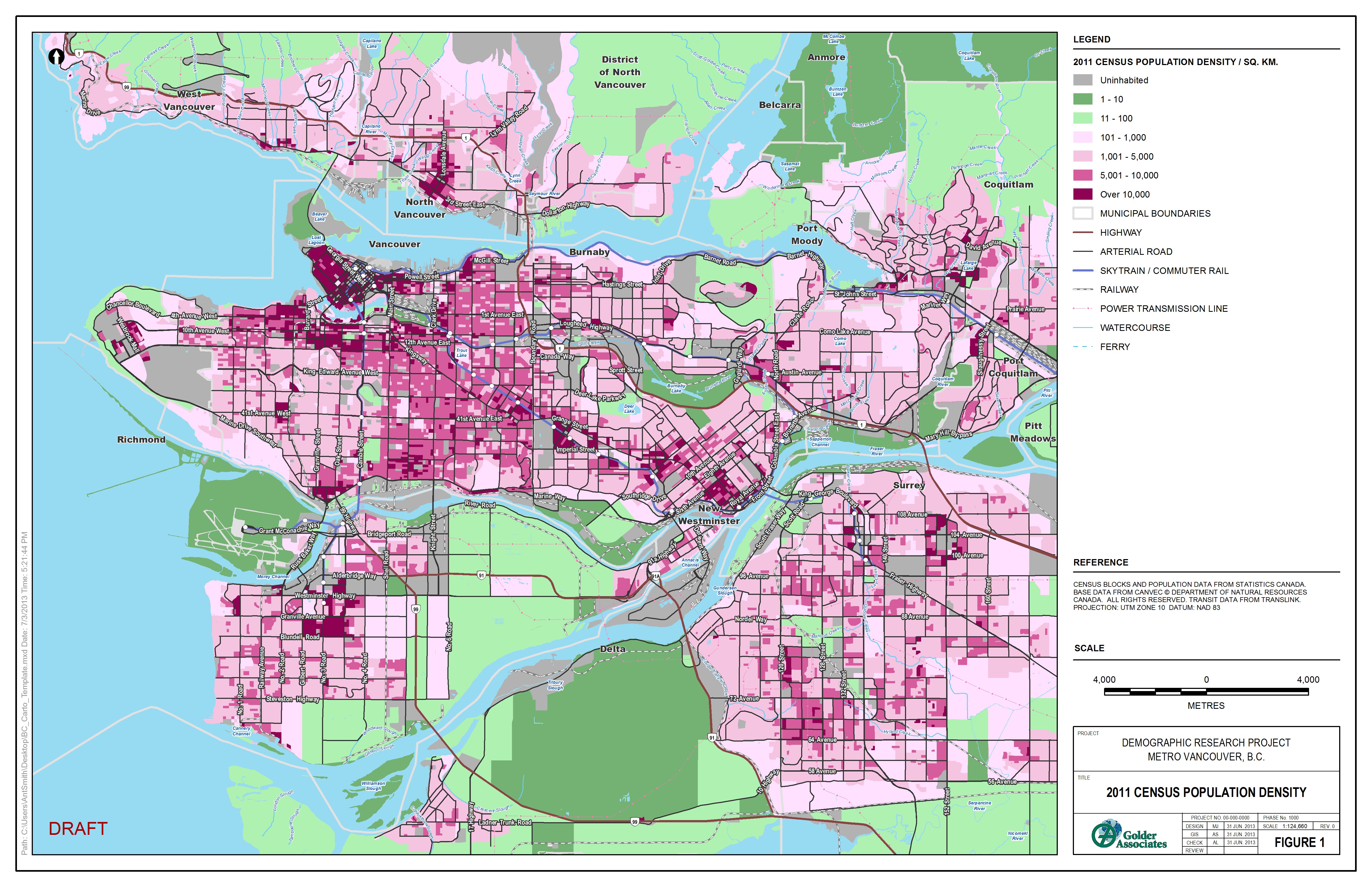 BART/MUNI (Bay Area) vs. SkyTrain (Vancouver) (living, better, map)