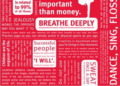 Lululemon Mission Statements  International Society of Precision