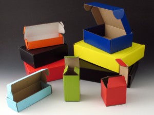 Coloured Cardboard Boxes
