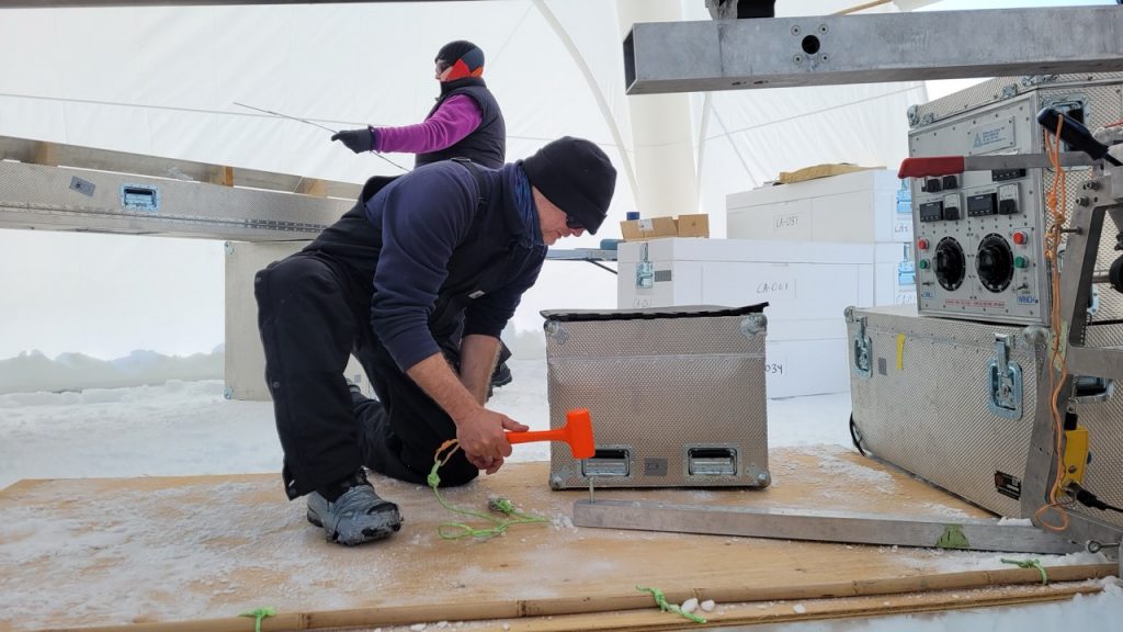 Anchoring the drill