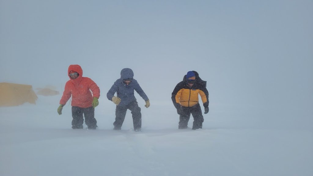 walking in the storm