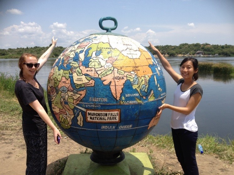 Us With the Globe