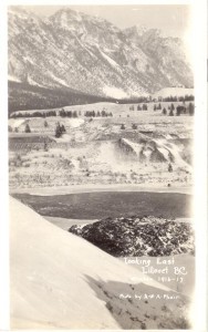 Looking east, Lillooet, B.C., winter, 1916-17