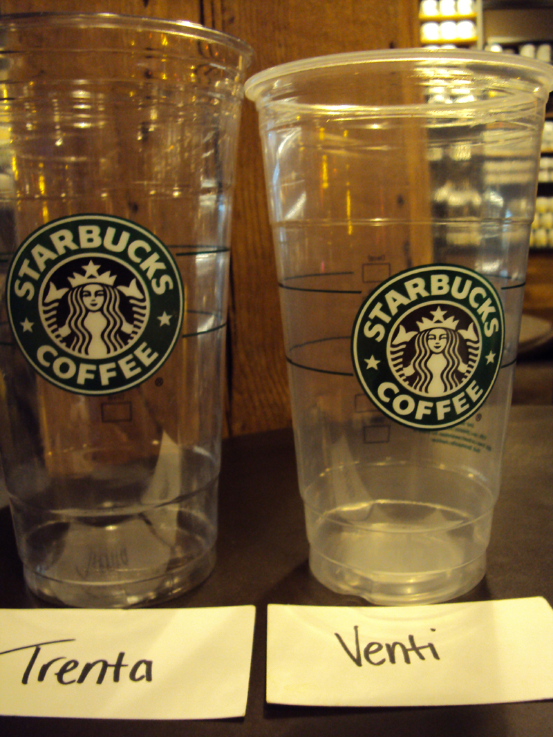 Travis Crowe's Blog » Blog Archive » Starbucks Introduces New Drink Size