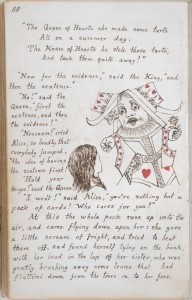 From Carroll's original Alice's Adventures Underground (drawn by himself). Courtesy of the British Library.