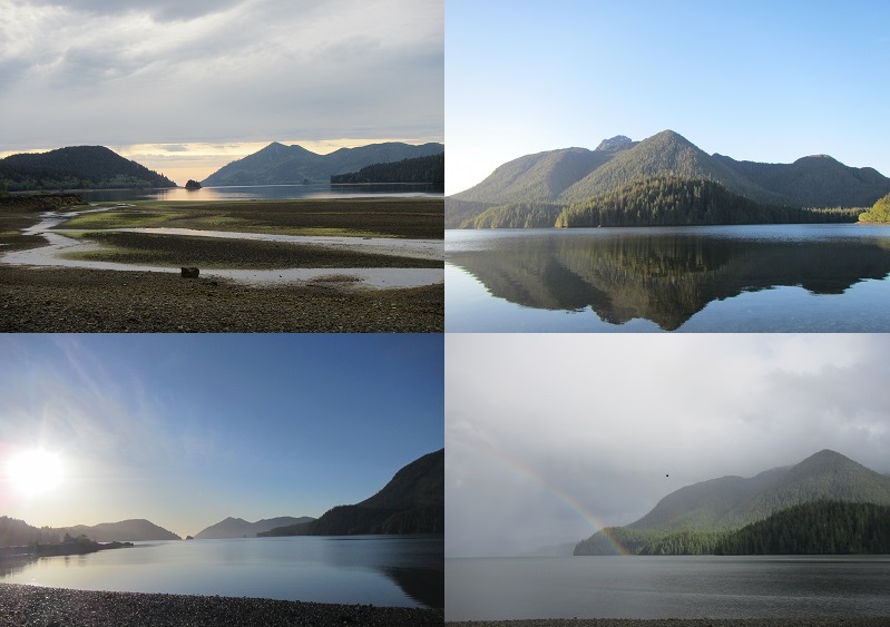 The many moods of the Cumshewa inlet and estuary on Moresby Island. Lea took some of these photos