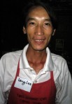Leng Lee, our cooking instructor at the Three Elephants Café