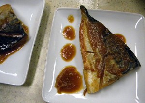 Japanese-style mackerel in miso