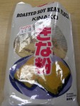 package of roasted soy bean flour with a pleasant nutty flavour