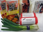 ingredients for udon noodle soup