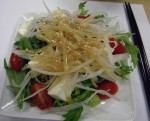 the daikon and tofu salad