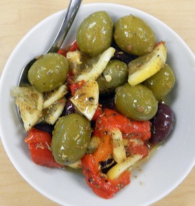 lemon marinated olives