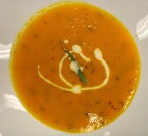 Squash Soup Burgundy-style