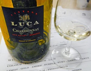 he Luca Chardonnay is from the famous wine region of Mendoza in Argentina.