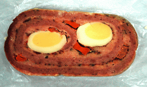 matambre, beef 'enrollado', rolled with vegetables or eggs
