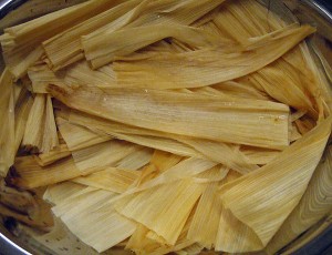 soak the corn husks for about an hour