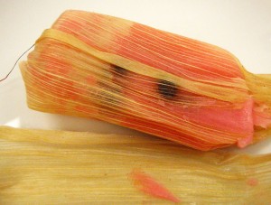 a sweet tamale waiting to be unwrapped