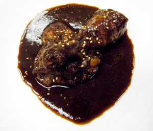 mole poblano, also known as mole negro