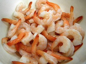 camarones, small prawns or large shrimp!