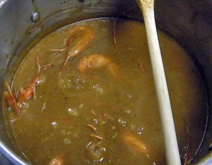 the Spot Prawn Mole was cooked another 6 minutes once the prawns were added