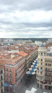 View of Madrid from El Corte Ingles