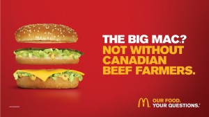 Big Mac not without canadian farmers