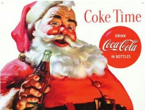 To get minors attention, Coca-Cola has converted Santa into their mascot. 