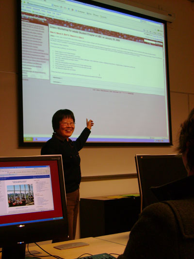 Xuemei Li at the ASIS&T Zotero workshop