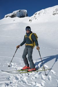 Daniel ready for some turn in Garibaldi Park.