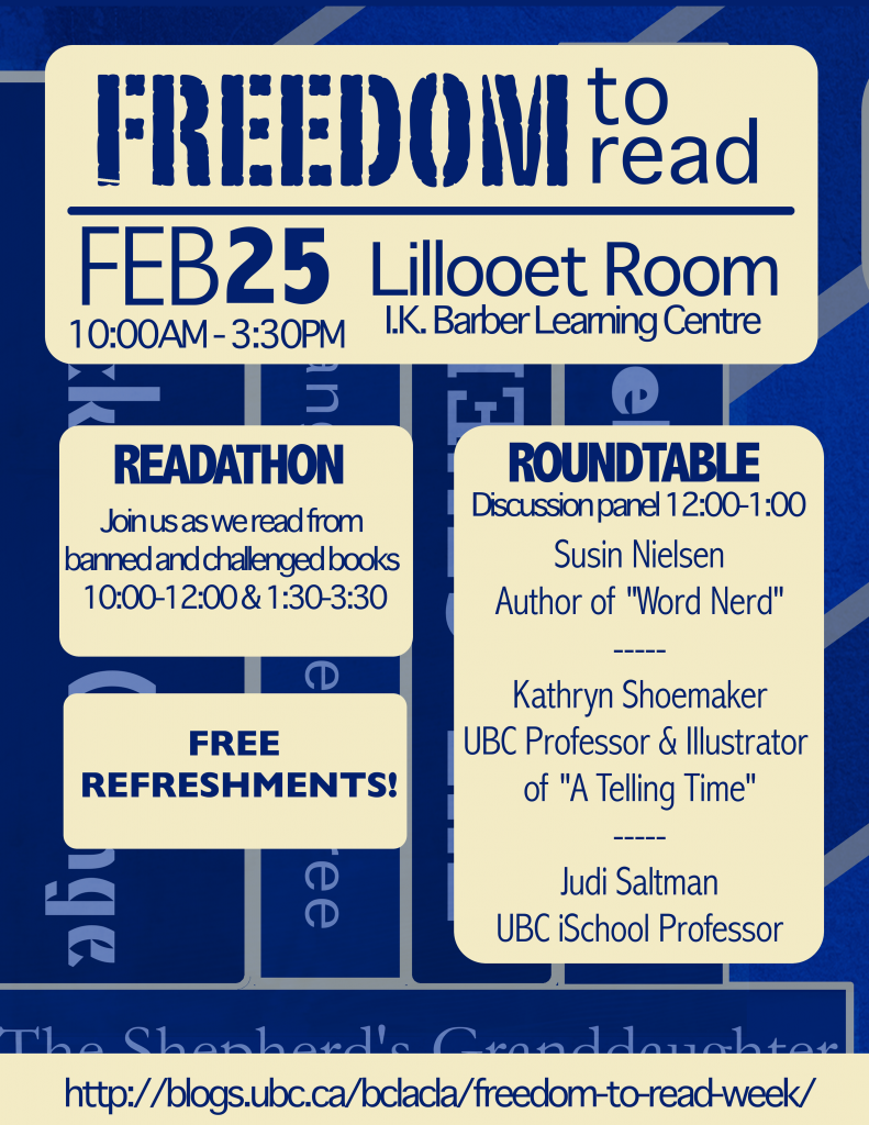 Freedom To Read Week Poster 2014