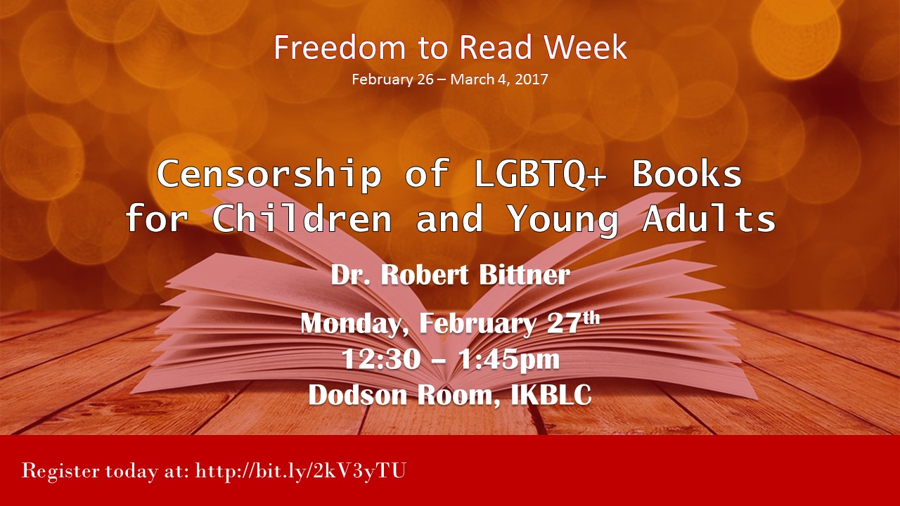 Freedom to Read Week BCLA Student Chapter