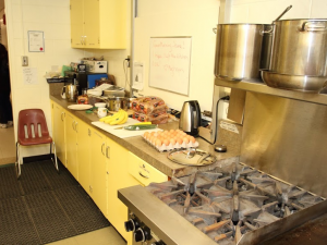 Cooking and prep facilities 
