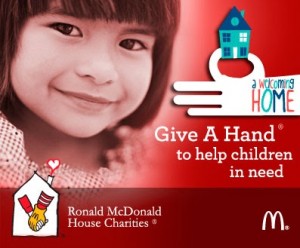 Give a Hand to Ronald McDonald House
