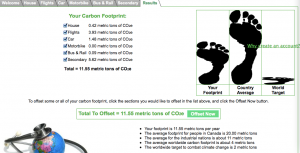 Chaoran's Carbon Footprint