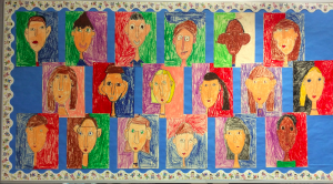 Self portraits inspired my Modigliani 