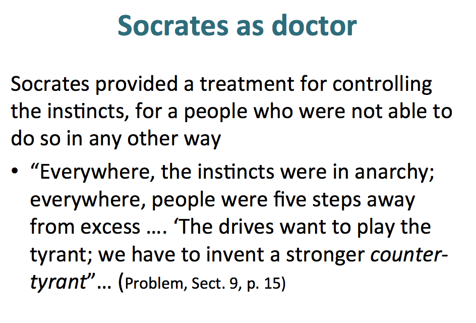 Socrates as doctor
